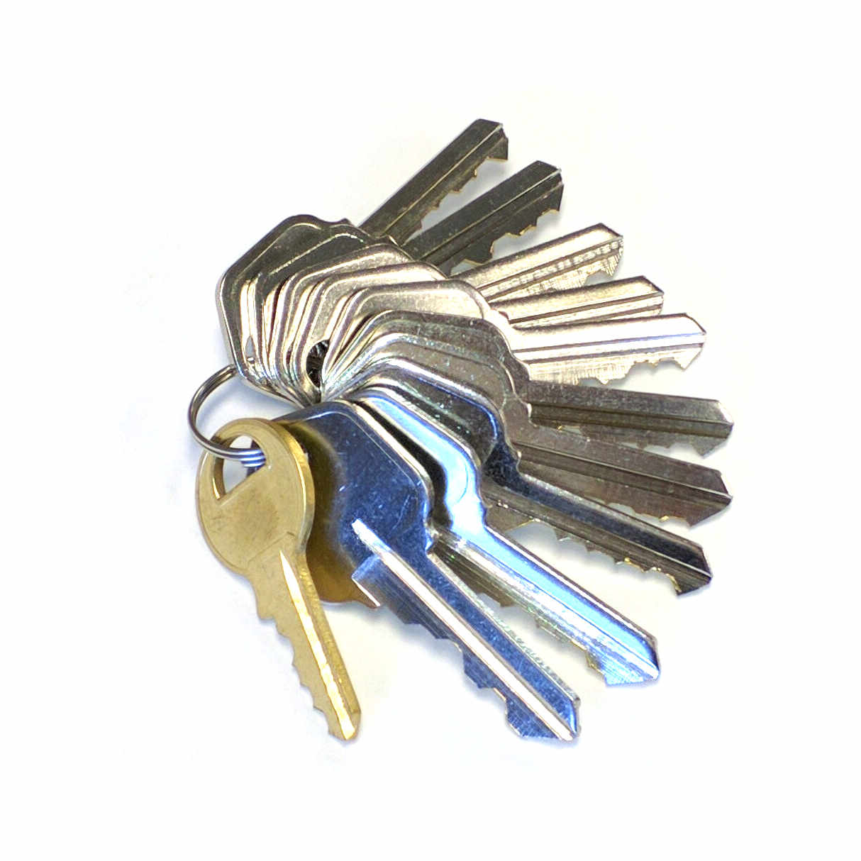 Inspector key set - 11 keys with common REO codes